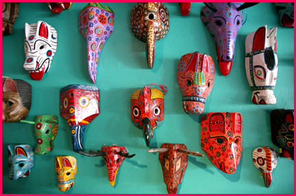 contemporary masks